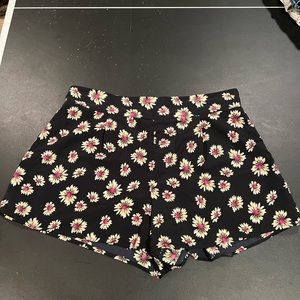 Charlotte Russe Sunflower Summer Shorts